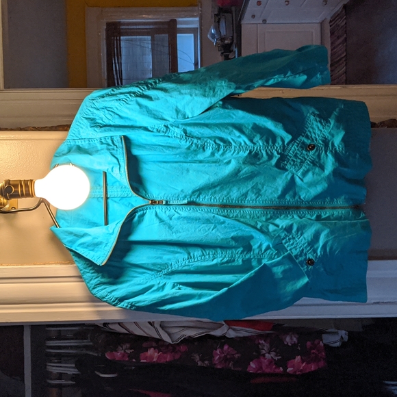 Turquoise Chico's Jacket - Picture 2 of 7